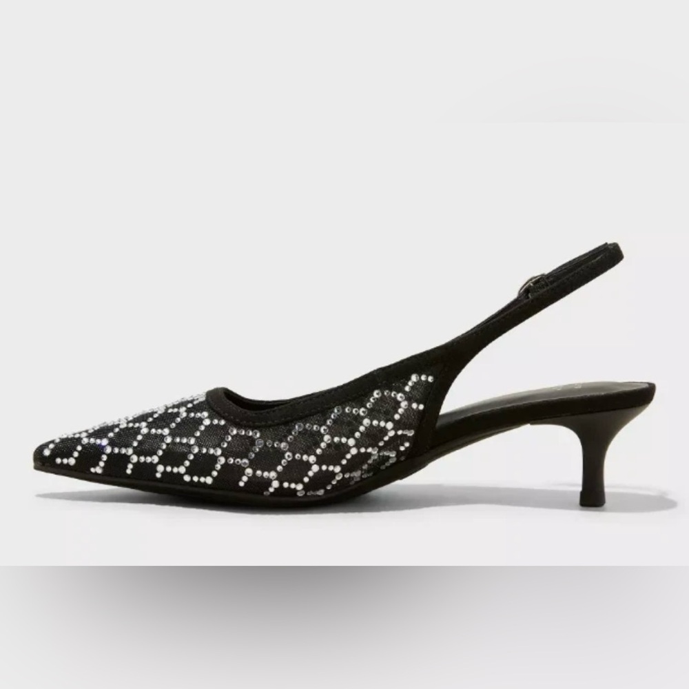 A New Day NWT Black Kitten Heel - Picture 3 of 11